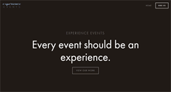 Desktop Screenshot of experiencevents.com